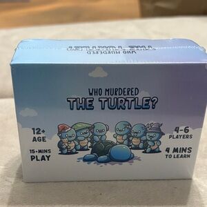NEW SEALED - Who Murdered The Turtle? - The Card Game